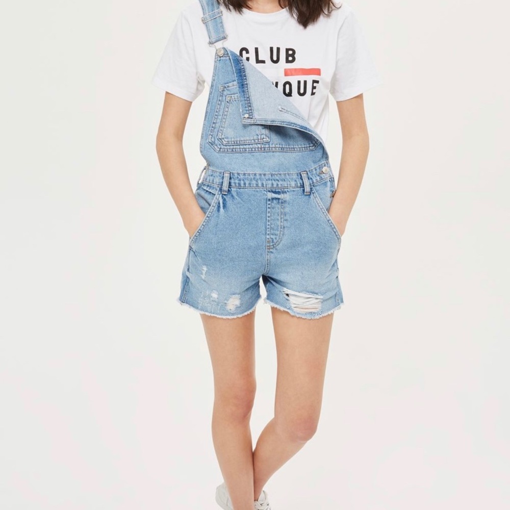 Topshop short overalls